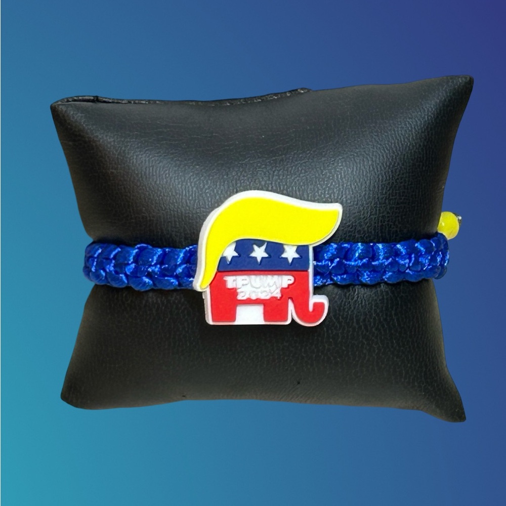 “Trump 2024” adjustable bracelet, waterproof